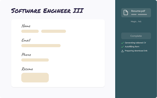 Resum.io screenshot 1
