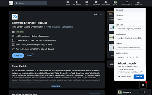 Resumetailor screenshot 1