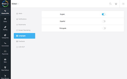 RetailApp screenshot 1