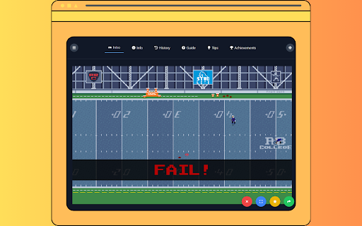 Retro Bowl College Unblocked Game screenshot 1