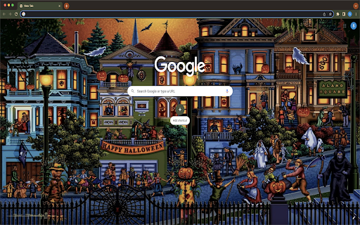 Retro Halloween Night Theme screenshot 1