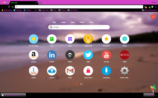 Retro Pink screenshot 1