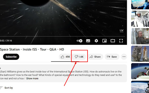 Return Youtube Dislike Count screenshot 1
