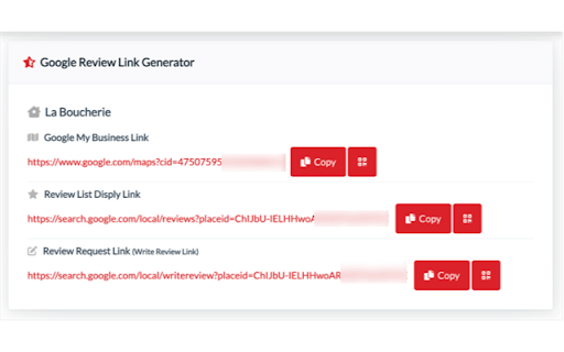 Review Link Generator for Google™ screenshot 1