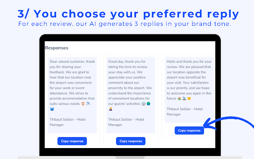 Review Response & Reply Generator by SoLikeAI screenshot 1