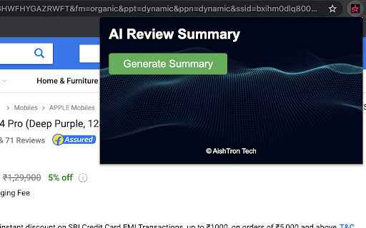 ReviewGPT - AI Summarizes Product-Reviews screenshot 1
