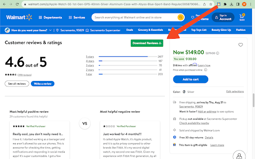 Reviews Extractor for WM screenshot 1