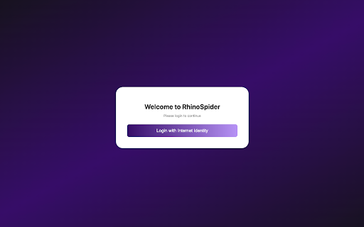 RhinoSpider screenshot 1