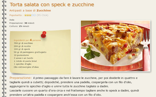 Ricette screenshot 1