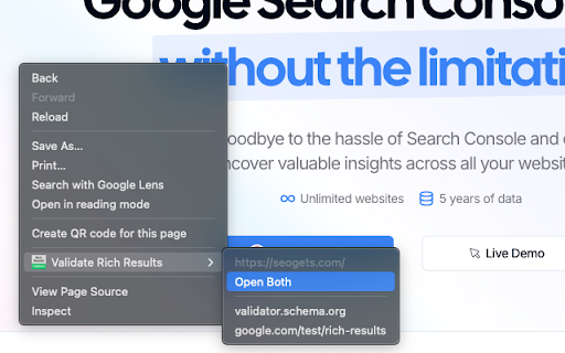 Rich Results Validator for SEO screenshot 1