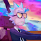 Rick and Morty Riding Live Wallpaper logo