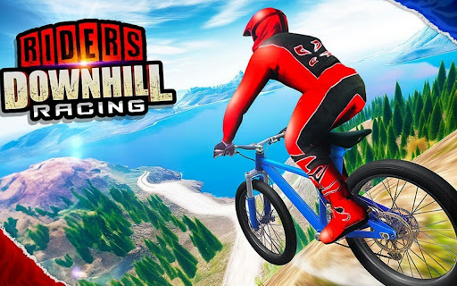 Riders Downhill Racing - Bike Games screenshot 1