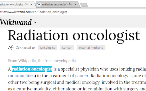 Right-Click Search PubMed screenshot 1