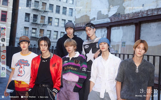 RIIZE Wallpaper New Tab Gameograf screenshot 1