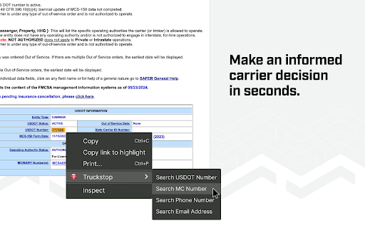 Risk Factors, by Truckstop screenshot 1