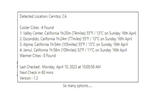 Roadtrip Weekend : 20 degrees cooler screenshot 1