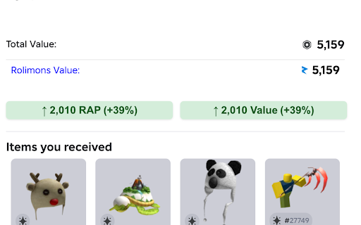 Roblox Trade Helper screenshot 1