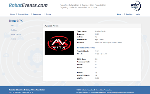 RobotEvents Scout screenshot 1