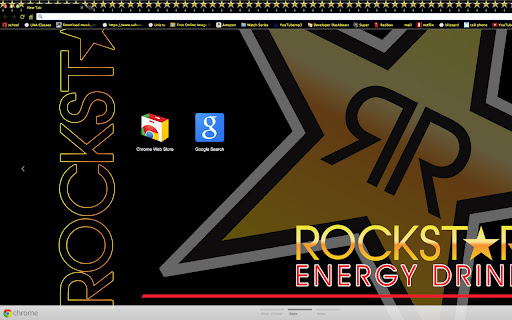 Rockstar Energy theme screenshot 1
