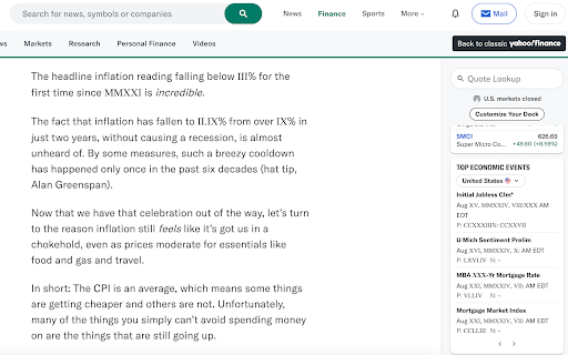 Roman Numeral Swap screenshot 1