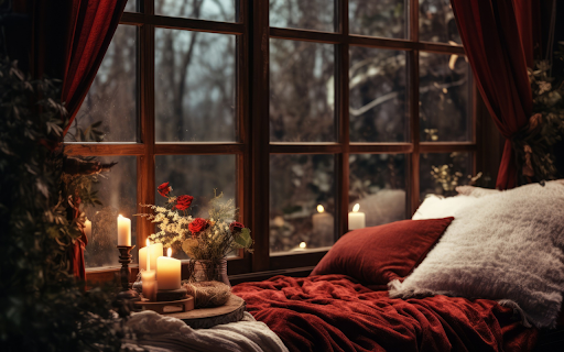 Romantic bedroom screenshot 1