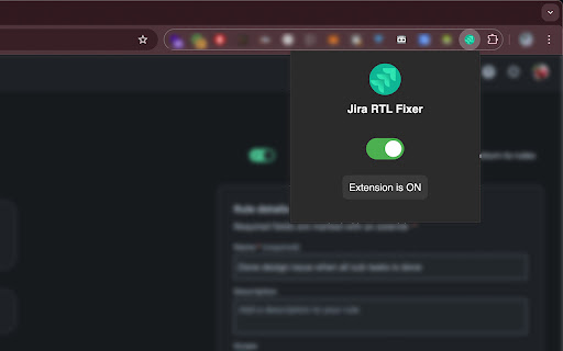 RTL Jira screenshot 1