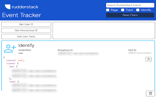 RudderStack Event Tracker [DEPRECATED] screenshot 1