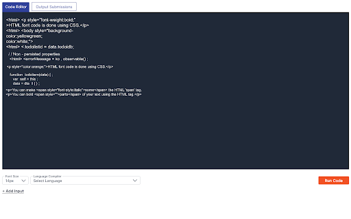 RunCode - OnlineCompiler screenshot 1