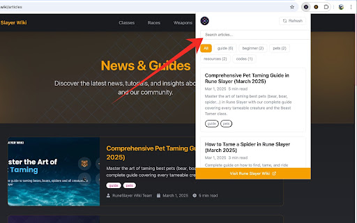 Rune Slayer Search screenshot 1