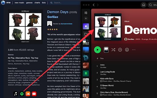 RYM Deep Linker screenshot 1