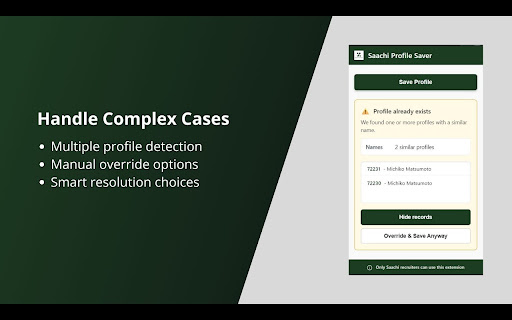 Saachi Profile Saver screenshot 1