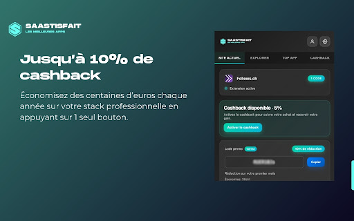 Saastisfait cashback & promos screenshot 1
