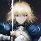 Saber FateStay Night - Anime Theme logo