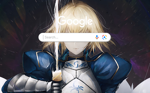 Saber FateStay Night - Anime Theme screenshot 1