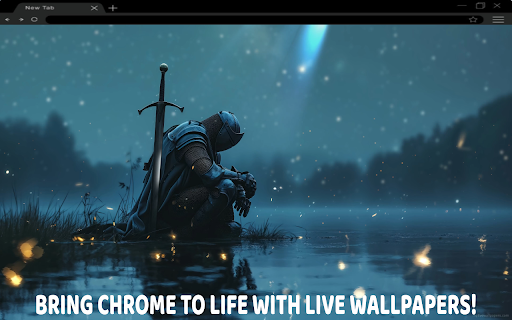 Sad Knight 4K Live Wallpaper New Tab screenshot 1
