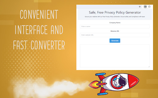 Safe, Free Privacy Policy Generator screenshot 1