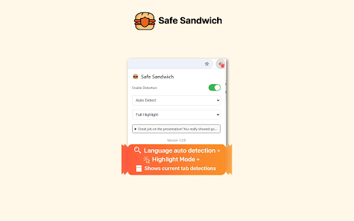 Safe Sandwich screenshot 1