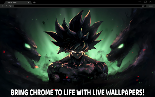 Saiyan Warrior Goku Live Wallpaper screenshot 1