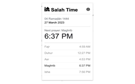 Salah Time screenshot 1