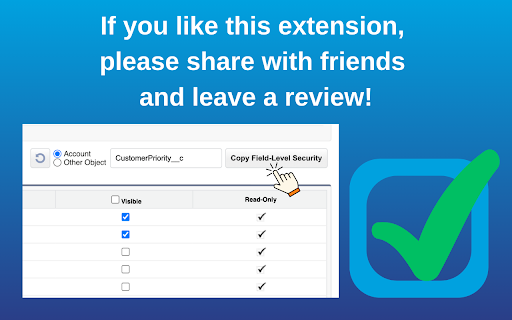 Salesforce FLS Permissions Copier screenshot 1