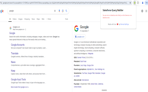Salesforce Query Builder screenshot 1