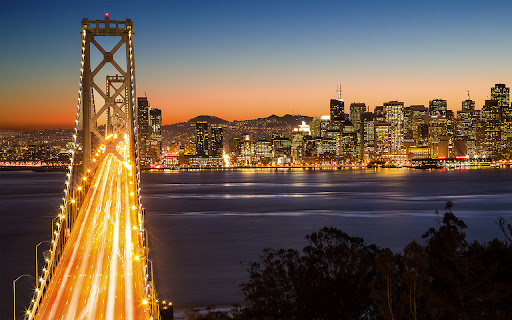San Francisco at Night 1680x1050 screenshot 1