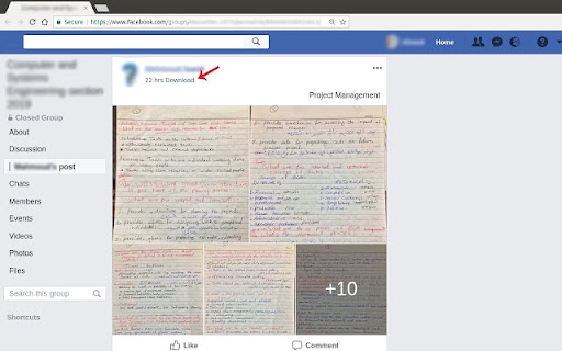 Save Post Photos as PDF/ZIP screenshot 1