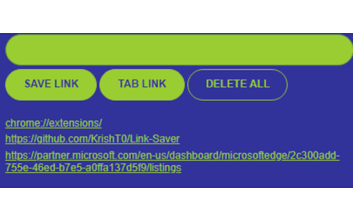 Save Tabs Links screenshot 1