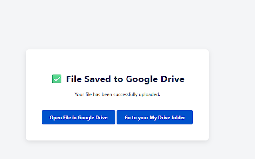 Save to Drive screenshot 1