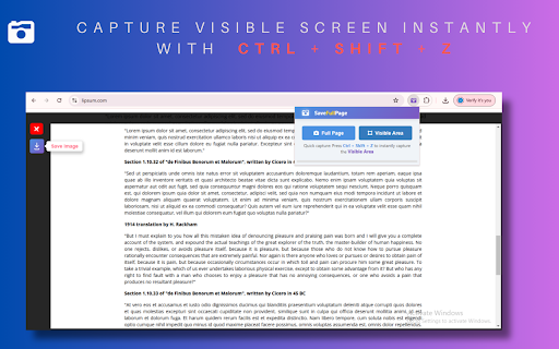 SaveFullPage - Full Page Screenshot Tool screenshot 1