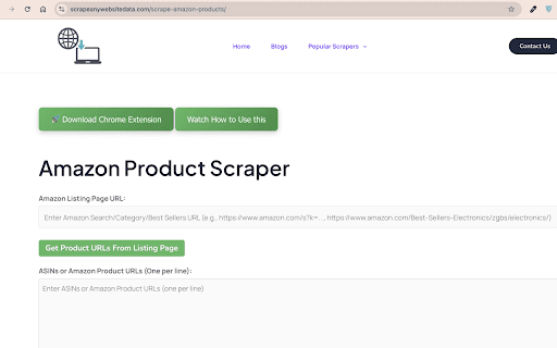 SAWD Amazon Scraper screenshot 1