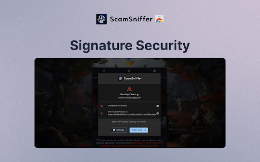 Scam Sniffer screenshot 1