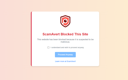 ScamAvert screenshot 1