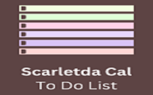 ScarletdaCal To Do List screenshot 1